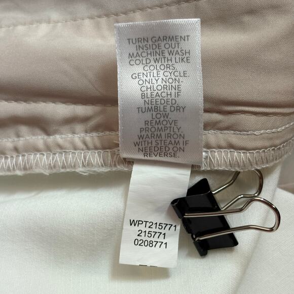 J. Jill Essential Cotton Stretch Pants White Woman's Size 10 - Picture 11 of 13